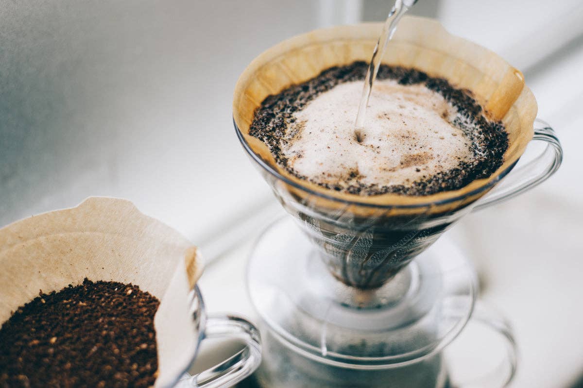 V60 Plastic Coffee Dripper Clear
