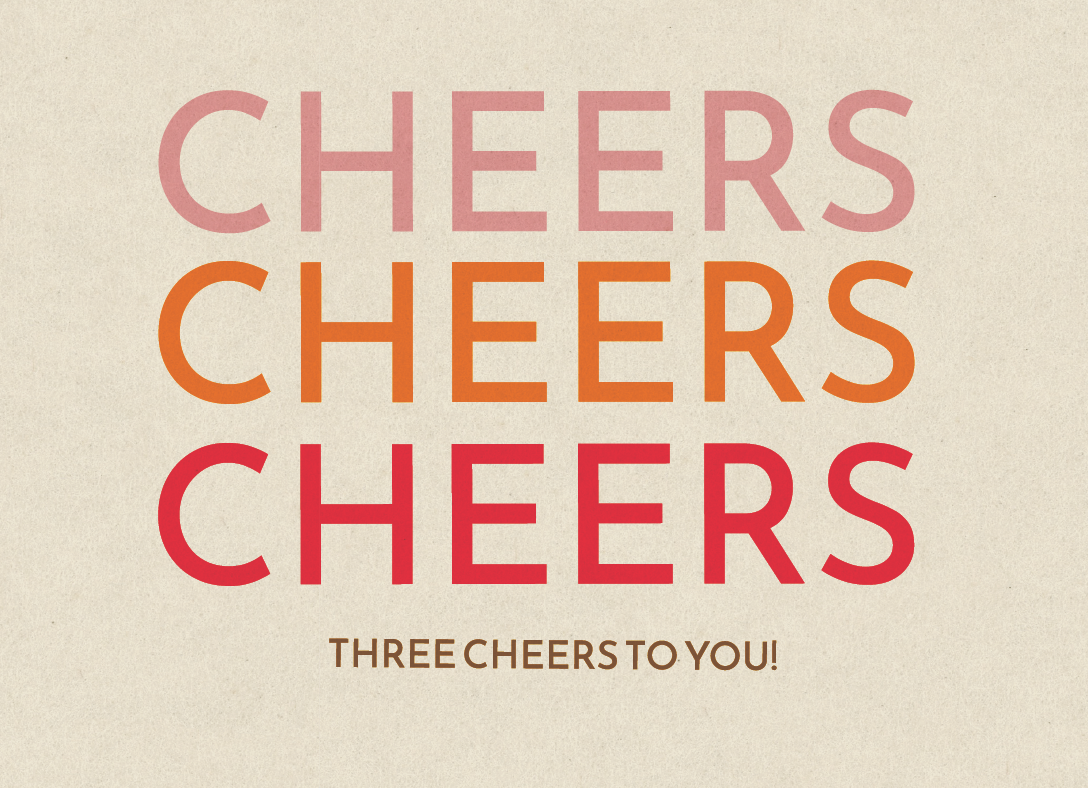 Congratulations Card - Cheer